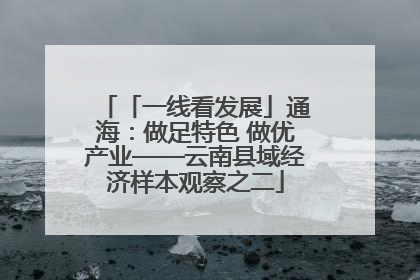 「一线看发展」通海：做足特色 做优产业——云南县域经济样本观察之二