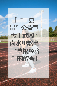“一县一品”公益宣传丨武冈：卤水里熬出“草根经济”的醇香