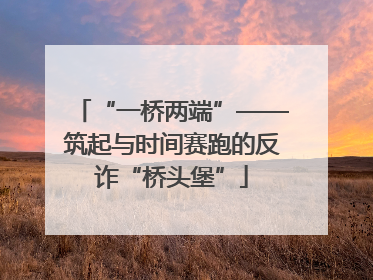 “一桥两端”——筑起与时间赛跑的反诈“桥头堡”