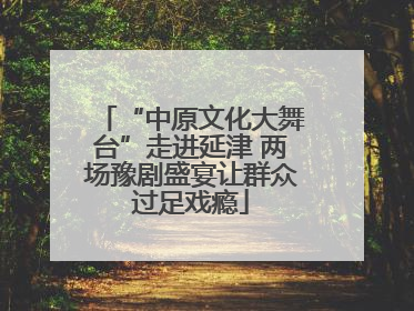 “中原文化大舞台”走进延津 两场豫剧盛宴让群众过足戏瘾