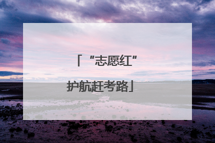 “志愿红”护航赶考路