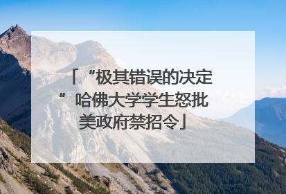 “极其错误的决定”哈佛大学学生怒批美政府禁招令