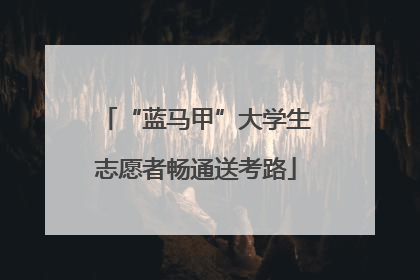 “蓝马甲”大学生志愿者畅通送考路