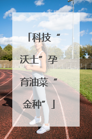 科技“沃土”孕育油菜“金种”