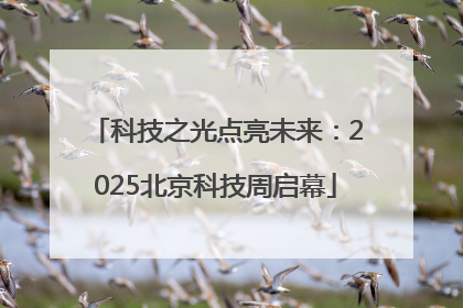 科技之光点亮未来：2025北京科技周启幕