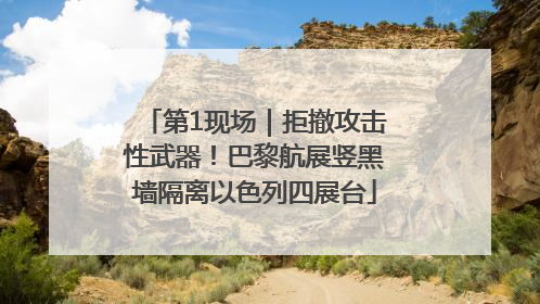 第1现场｜拒撤攻击性武器！巴黎航展竖黑墙隔离以色列四展台