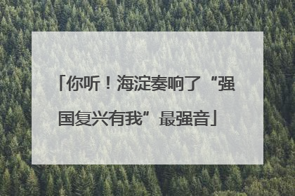 你听！海淀奏响了“强国复兴有我”最强音