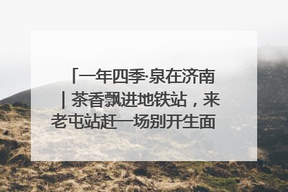 一年四季·泉在济南｜茶香飘进地铁站，来老屯站赶一场别开生面的“茶韵市集”！