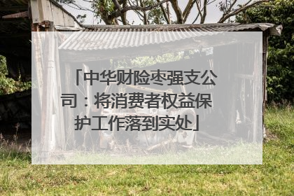 中华财险枣强支公司：将消费者权益保护工作落到实处