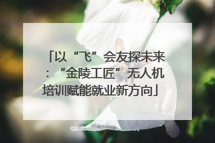 以“飞”会友探未来：“金陵工匠”无人机培训赋能就业新方向