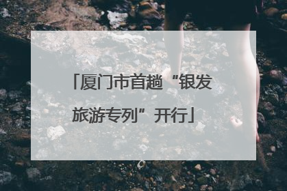 厦门市首趟“银发旅游专列”开行