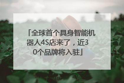 全球首个具身智能机器人4S店来了，近30个品牌将入驻