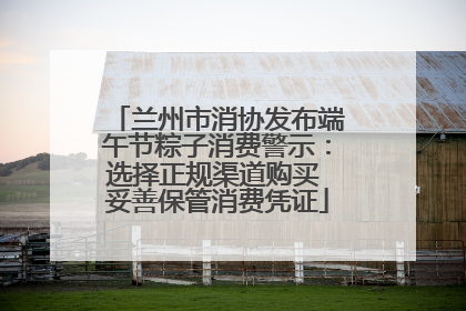 兰州市消协发布端午节粽子消费警示：选择正规渠道购买 妥善保管消费凭证