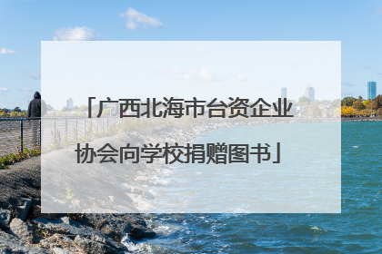 广西北海市台资企业协会向学校捐赠图书