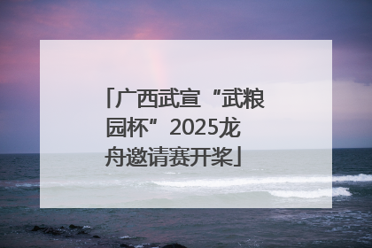 广西武宣“武粮园杯”2025龙舟邀请赛开桨