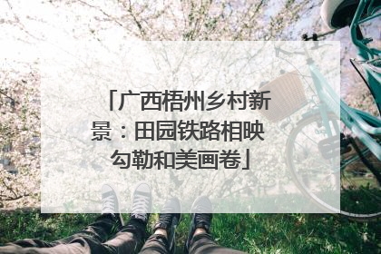 广西梧州乡村新景：田园铁路相映 勾勒和美画卷