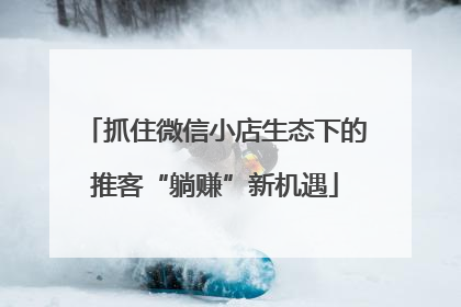 抓住微信小店生态下的推客“躺赚”新机遇