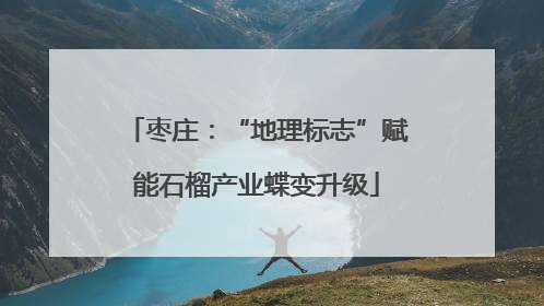 枣庄：“地理标志”赋能石榴产业蝶变升级