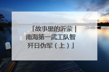 故事里的沂蒙｜南海第一武工队智歼日伪军（上）
