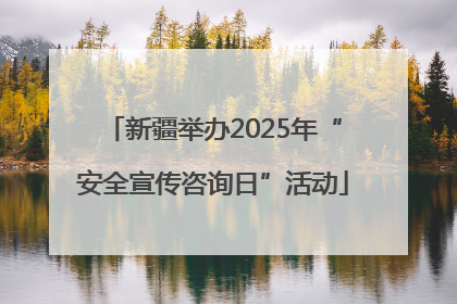 新疆举办2025年“安全宣传咨询日”活动
