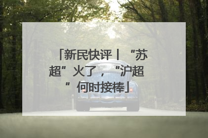 新民快评丨“苏超”火了，“沪超”何时接棒