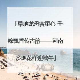 旱地龙舟赛童心 千粽飘香传古韵——河南多地花样迎端午