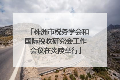 株洲市税务学会和国际税收研究会工作会议在炎陵举行