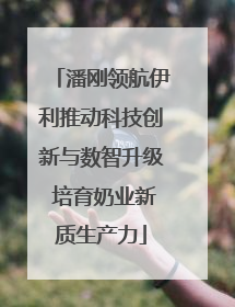 潘刚领航伊利推动科技创新与数智升级 培育奶业新质生产力