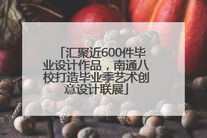 汇聚近600件毕业设计作品，南通八校打造毕业季艺术创意设计联展