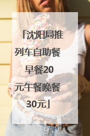 沈阳局推列车自助餐 早餐20元午餐晚餐30元