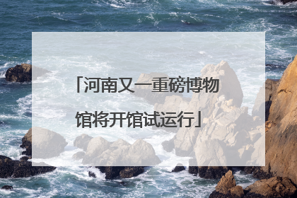河南又一重磅博物馆将开馆试运行