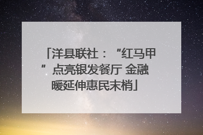 洋县联社：“红马甲”点亮银发餐厅 金融暖延伸惠民末梢