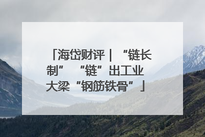 海岱财评｜“链长制” “链”出工业大梁“钢筋铁骨”