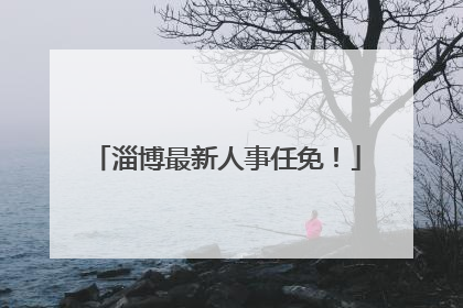 淄博最新人事任免！