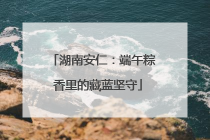 湖南安仁：端午粽香里的藏蓝坚守
