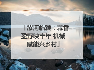 漯河临颍：蒜香盈野映丰年 机械赋能兴乡村