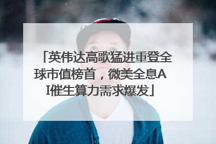 英伟达高歌猛进重登全球市值榜首，微美全息AI催生算力需求爆发