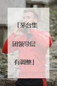 茅台集团领导层有调整