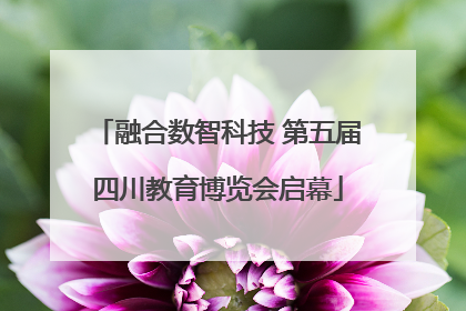 融合数智科技 第五届四川教育博览会启幕