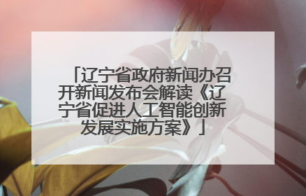 辽宁省政府新闻办召开新闻发布会解读《辽宁省促进人工智能创新发展实施方案》