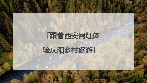 跟着西安网红体验庆阳乡村旅游
