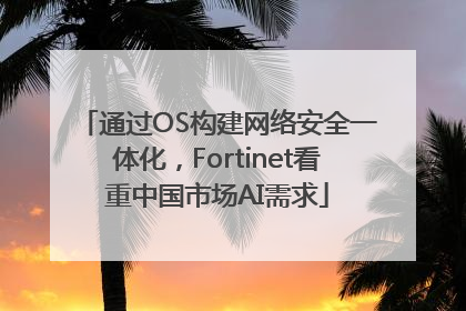 通过OS构建网络安全一体化，Fortinet看重中国市场AI需求