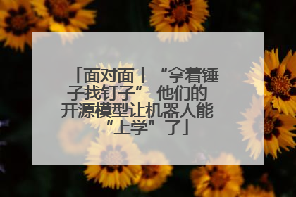 面对面丨“拿着锤子找钉子” 他们的开源模型让机器人能“上学”了