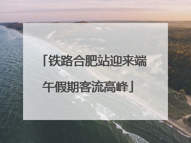 铁路合肥站迎来端午假期客流高峰