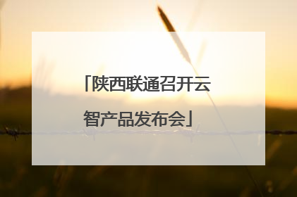 陕西联通召开云智产品发布会