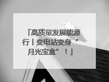 高质量发展能源行丨变电站变身“月光宝盒”！
