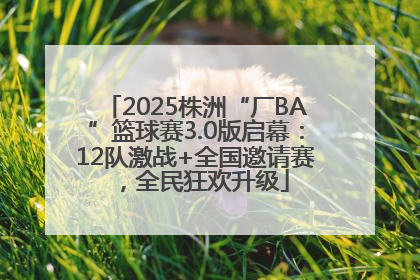 2025株洲“厂BA”篮球赛3.0版启幕：12队激战+全国邀请赛，全民狂欢升级