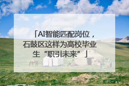 AI智能匹配岗位，石鼓区这样为高校毕业生“职引未来”