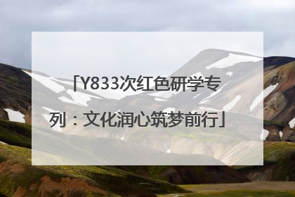 Y833次红色研学专列：文化润心筑梦前行